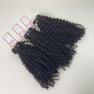 Calidad Premium 100% Cutícula de cabello Remy vietnamita alineado doble dibujado estilo de onda rizada profunda Natural - Product Image 2