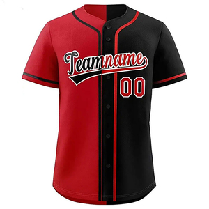 Ensemble de maillots de baseball personnalisés, doux, confortables, respirants, matière à séchage rapide - Product Image 1