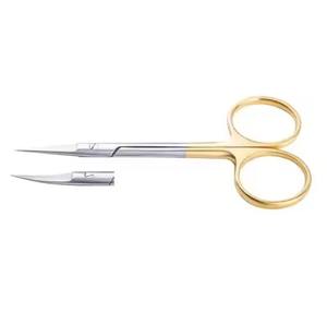 Ciseaux à pointe fine Iris en acier inoxydable chirurgical, outil de coupe de précision idéal pour les procédures médicales en clinique ophtalmique et dentaire - Product Image 4