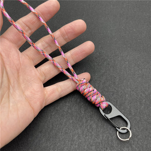 Nouveau Style tressé lanière porte-clés Anti-perte anneau fixe adapté pour étui de téléphone portable voiture porte-clés accessoires mode porte-clés - Product Image 5