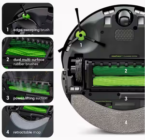 NOUVELLE ARRIVÉE iR0B0T R00MBA J7+ Aspirateur robot autonettoyant et serpillière avec cartographie intelligente, identifie et évite les obstacles - Product Image 4