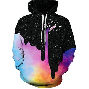 เสื้อฮู้ดพิมพ์ลายทอผ้าทรงหลวมสำหรับผู้ชาย สวมใส่สบาย ดีไซน์ทันสมัย ผ้าเนื้อนุ่ม ทนทาน สไตล์ลำลอง สตรีทแวร์ แฟชั่นทันสมัย - Product Image 4