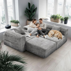 Top Trending Products on Amazonn Vaccum Compression L Shape <b>Sofa</b> Couch <b>Small</b> Apartment Friendly - Product Image 4