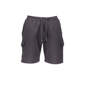 Pantalones cortos de chándal de forro polar técnico de gran tamaño para hombre con logotipo personalizado OEM, pantalones cortos de chándal personalizados de algodón 100%, bolsillo de carga, calidad superior sólida - Product Image 6