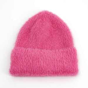 หมวกไหมพรมถักสีผสมผ้าโมแฮร์พร้อมแจ็คการ์ดสำหรับกลางแจ้งใช้ได้ทั้งชายและหญิงกันน้ำได้โลโก้ออกแบบได้ตามต้องการ - Product Image 2