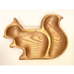 Ustensiles de cuisine et vaisselle plateau de service de nourriture d'anniversaire composé d'incrustation en bois et en os pour stocker des bols de forme ronde plateau de grande taille - Product Image 5