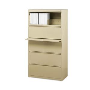 Archivador Lateral Alera 26143 con 5 Cajones para Archivos Tamaño Legal/Letter/A4, 30 Pulgadas X 18.62 Pulgadas X 67.62 pulgadas - Product Image 2