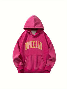 เสื้อฮู้ดผ้าฟลีซผ้าฝ้ายผสมสำหรับผู้ชายเสื้อฮู้ดพิมพ์ลายโลโก้ออกแบบได้ตามต้องการสำหรับฤดูหนาว - Product Image 6