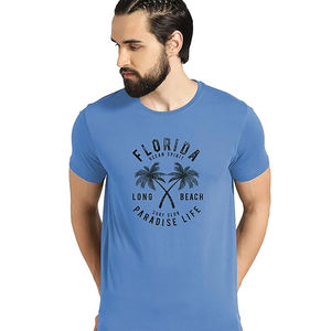 เสื้อยืดแฟชั่นสำหรับผู้ชายทรงสลิมฟิตแห้งเร็วเสื้อยืดลำลองสำหรับผู้ชายเสื้อยืดพิมพ์โลโก้ - Product Image 5