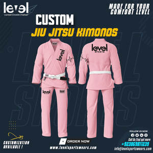 2025 ropa deportiva traje Premium venta al por mayor uniforme artístico Karate Gi trajes Bjj Kimono Jiu Jitsu Gi hombres traje 2025 Jiu Jitsu uniformes - Product Image 3