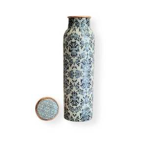 Botella de agua de cobre decorativa mina Art perfecta para la purificación de agua natural y elegante embalaje de regalo tradicional - Product Image 2