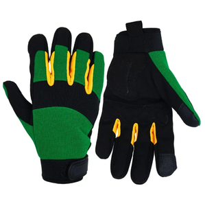 ถุงมือช่างถุงมือฝึกซ้อมถุงมือนิรภัยหนังสังเคราะห์สีแดงดำส้มส้มปรับแต่งโลโก้ได้ตามต้องการ - Product Image 1