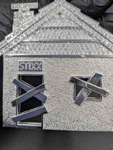 Colgante Hip Hop Iced Trap House de Moissanita, Plata de Ley 925 Bañada en Oro, Joyería Unisex para Raperos, Regalo de Diseño Único - Product Image 4