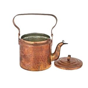 Copper Hammered Serving <b>Tea</b> Milk <b>Kettle</b> Finest Quality Round Shape <b>Tea</b> <b>Kettle</b> For Home Hotel Tableware Use - Product Image 1