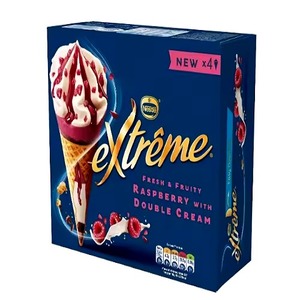 Extreme Ice Cream Cone, <strong>Salted</strong> <strong>Caramel</strong> and White <strong>Chocolate</strong>, 4 X 120ml - Product Image 2