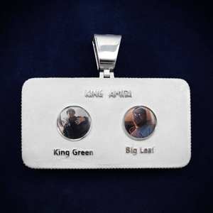 Colgante y Amuleto Personalizado AMIRI con Nombre en Moissanita VVS y Engaste de Bisel, Personalizado con Tu Nombre - Product Image 1