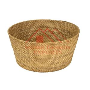 Cesta de ratán multiusos para almacenamiento y regalos Cesta de mimbre superventas Cesta de flores decorativa en forma de cuenco tradicional - Product Image 6