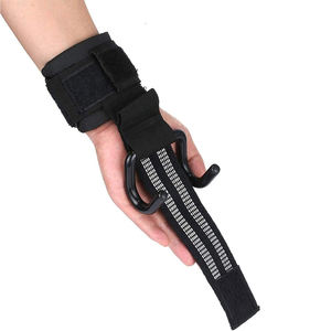 Gancho de levantamiento de pesas de potencia para culturismo, accesorios de Fitness, barra de entrenamiento de gimnasio, envoltura de soporte de muñeca - Product Image 5