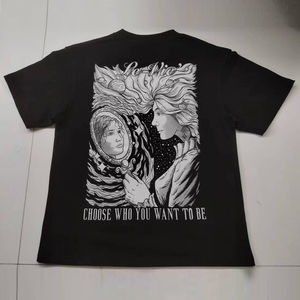 T-shirt pour homme personnalisé, 100% coton de haute qualité, style streetwear, impression DTG, manches courtes, coupe ample - Product Image 5