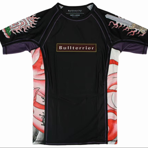 Camiseta de Compresión Deportiva Rash Guard 2026, Personalizada, de Alta Calidad, para Hombre, Corta, Transpirable, con Impresión por Transferencia de Calor - Product Image 1