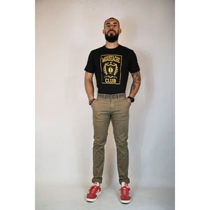 Câu lạc bộ ria mép quá khổ T-Shirt cho nam giới 100% cotton hữu cơ thoáng khí và rắn mô hình 300 GSM trọng lượng - Product Image 1