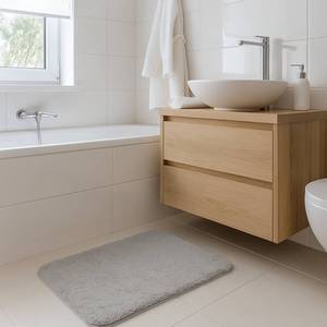 Comfort <b>Light</b> Gray Fluffy Diatomite <b>Bath</b> Mat Non-Slip Quick Dry Floor Rug 60x50 cm - Product Image 2