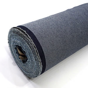 高品質100コットン軽量ウィービングデニム180cm幅ノンストレッチダークブルーデニム生地 - Product Image 4