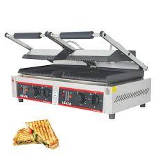 Sandwich Griller En Fonte Double SG 10 DBL Commercial Premium Qualité Professionnel Directe Du Fabricant En Gros Appareil - Product Image 5