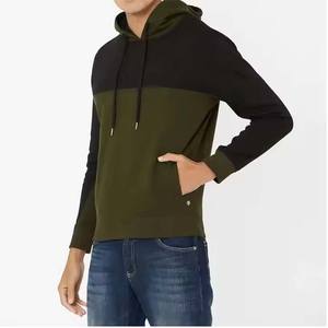 Sudadera con capucha informal de 100% algodón para hombre, manga larga, ajuste relajado, 400 gramos, ropa de calle ligera con patrón sólido, sudadera estilo Hip Hop - Product Image 1