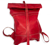 Sac à dos bohème marocain vintage fait main, élégant sac à bandoulière en cuir naturel pour femmes, inspiré du rock, avec fermeture à cadenas, mode bohème