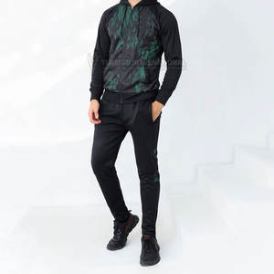 Conjunto de chándal para hombre Sudadera con capucha cómoda con pantalones de Jogger a juego Conjunto de chándal de moda para hombre - Product Image 2