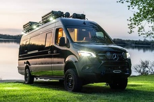 LISTO ENVIAR 2021 Mercedes-Benz Sprinter 2500 4X4 4WD Turbo Diesel V6 Volante a la izquierda Cuero Techo solar panorámico Pantalla táctil - Product Image 6