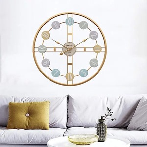 Adorable Reloj de pared de Metal con acabado dorado a la moda, moderno diseño elegante, perfecto para sala de estar, dormitorio, oficina y decoración de pasillo - Product Image 6