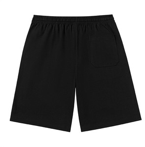 Nuevos estilos, pantalones cortos lisos para niños, algodón de rizo francés, Color sólido, cintura elástica, pantalones cortos de algodón para niños - Product Image 2