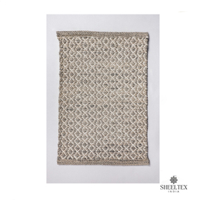 Vente en gros de tapis en laine moderne pour le salon tissé à la main et antidérapant taille personnalisée et lavable à bas prix - Product Image 6