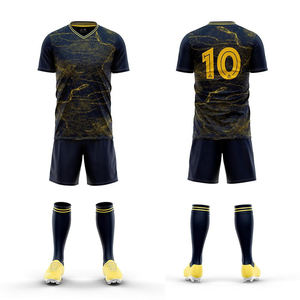 Fabricant d'uniformes de football sur mesure OEM, ensemble de maillot et short de sport respirant, léger et à séchage rapide pour l'entraînement et les matchs - Product Image 5