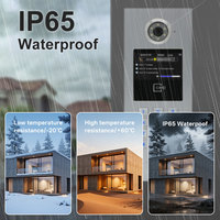 Sonnette vidéo intelligente Bcom IP avec contrôle par application mobile pour immeuble multi-appartements, système d'interphone vidéo