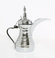 Juego de tetera y cafetera árabe chapada en oro de diseño de lujo de 3 herramientas de café de alta calidad tetera artesanal tradicional a granel