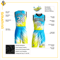 Tenues de Basketball Haute Performance Personnalisées pour Équipes – Maillots en Polyester avec Logo Imprimé pour l'Entraînement