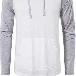 Sudaderas Casuales de Invierno para Hombre, Color Sólido, 100% Algodón, Forro Polar Impermeable, Corte Regular - Product Image 1