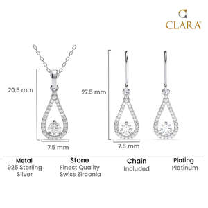 Compre en Línea Conjuntos de Pendientes de Plata de Ley 925 de Primera Calidad para Bodas - Product Image 5