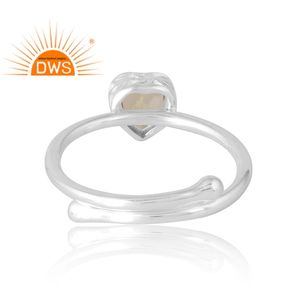 Anillo de piedras preciosas de topacio limón Natural de Plata de Ley 925, joyería personalizada para mujer, regalo para ella - Product Image 2