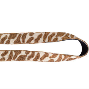 Bonito diseñador, correa de monedero con cuentas doradas, calidad de exportación, accesorios de Gameday hechos en la India, cinturones con cuentas de Material de diamantes de imitación - Product Image 2