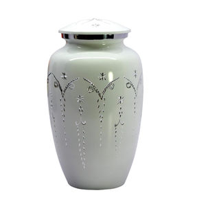 Classique grand adulte argent gravé crémation urne artisanale mémorial cendres enterrement Style américain fournitures funéraires - Product Image 6