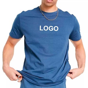T-shirts et shorts à séchage rapide 100% coton pour hommes, ensembles de t-shirts et de shorts de sport avec impression personnalisée et logo pour hommes, vente en gros de produits bon marché - Product Image 3