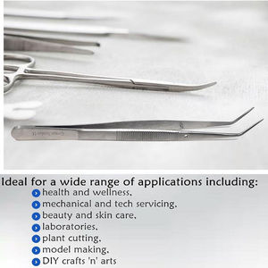 2025 pince à pouce et à pansement médicale pince à épiler à pointe dentelée droite Instruments chirurgicaux manuels - Product Image 5