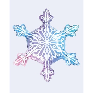 Party Love <b>Snowflake</b> Balloon 65cm 12 Pcs Bag Party <b>Decoration</b> - Product Image 1
