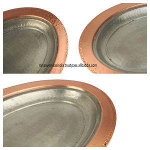 ถาดทองแดงทรงรีถาดทองแดงวินเทจเหมาะสำหรับทุกพื้นที่ที่มีอยู่ในหลากหลายรูปแบบ - Product Image 6