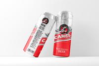 알코올 음료 카멜 맥주 500ml 캔 포장 베트남 양조 공장 OEM 수출 제품