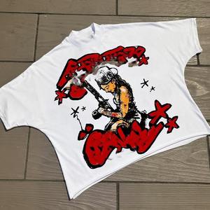 Camisetas de Hombre Extra Grandes de Alta Calidad al por Mayor, 100% Algodón, Camisetas Estampadas Personalizadas - Product Image 3